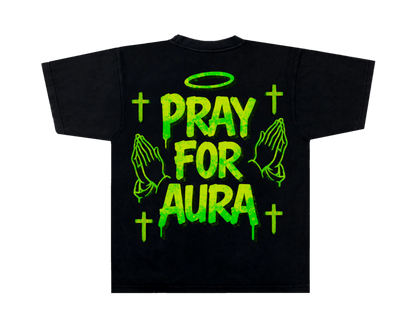 Pray for Aura Rhinestone T-shirt