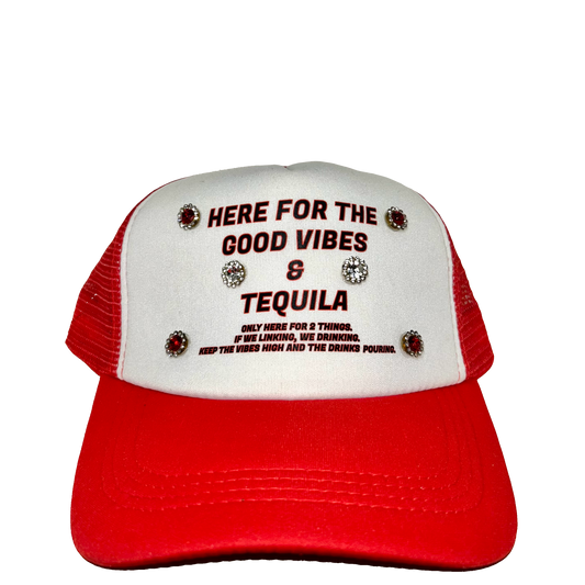 Good Vibes & Tequila trucker hat